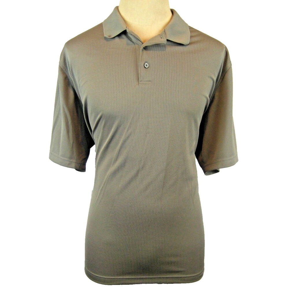 Mens Walter Hagen Essentials Gray SS Golf Polo Casual Shirt sz XXL